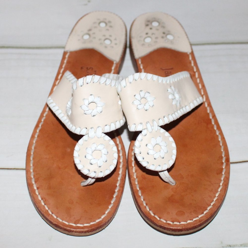 Jack Rogers Nude Navajo Palm Beach Sandals